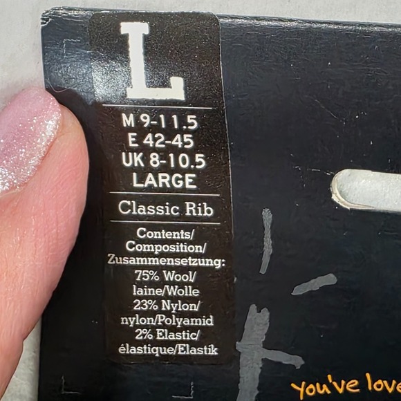 Smartwool Mens Socks Brown L Ultra Comfy Classic Rib Cushion Mid Calf Comfy - Picture 3 of 7